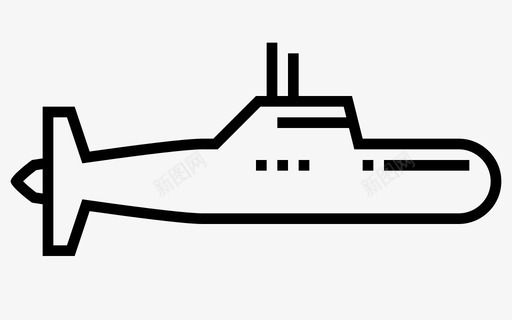 潜艇勘探军事图标svg_新图网 https://ixintu.com 军事 勘探 战争 水下 海洋 潜艇 车辆 运输 运输和物流