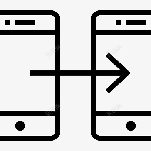 移动传输跳动发送图标svg_新图网 https://ixintu.com 发送 文件 无线 电话 硬件和设备 移动传输 纹章 脉冲 跳动