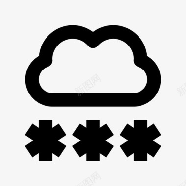 云密码云数据技术材质图标图标