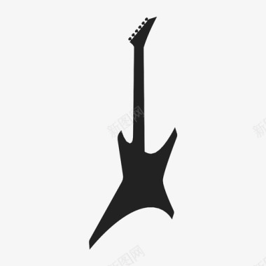 电吉他乐器金属图标图标