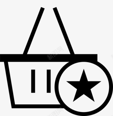 购物篮购物中心食品杂货图标图标