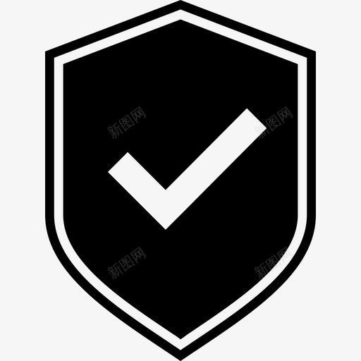 盾形复选标记是投票图标svg_新图网 https://ixintu.com 保护 安全 投票 是 盾形复选标记 确定 肯定 警戒
