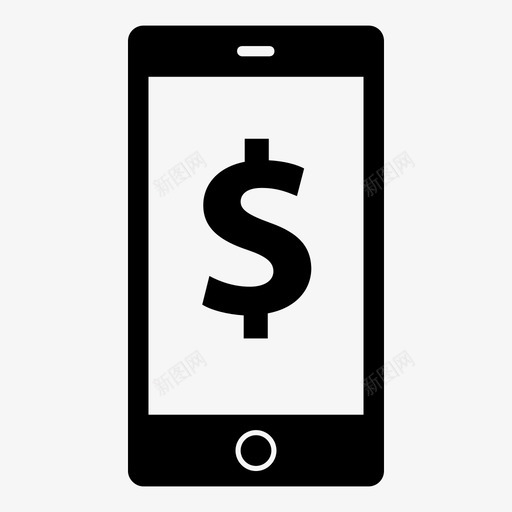 手机银行交易智能手机图标svg_新图网 https://ixintu.com 交易 关注 应用 手机银行 支付 智能手机 活动 移动支付 转账