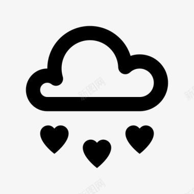 浪漫的天气1云图标图标