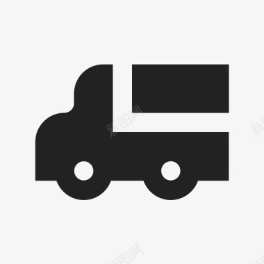 送货车车辆卡车图标图标