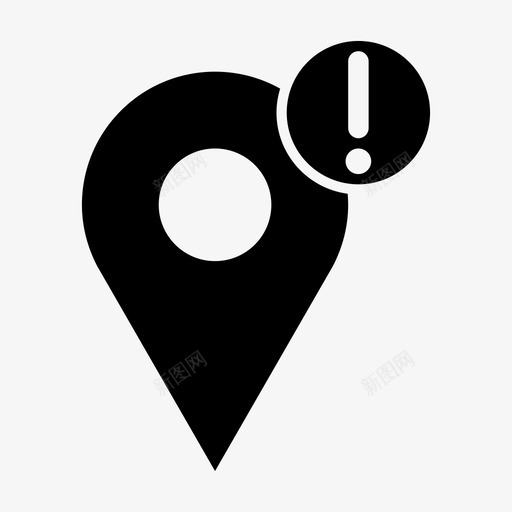 警告位置1指南针图标svg_新图网 https://ixintu.com 1 占位符 地图位置 地图图钉 感叹号 指南针 警告位置