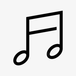 跳动的旋律音符流歌曲图标高清图片