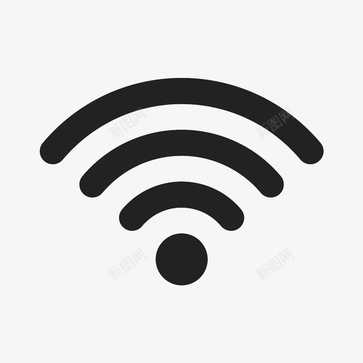 wifiwifi信号音量图标svg_新图网 https://ixintu.com wifi wifi信号 互联网技术 电脑 社交媒体 网络 连接 音量