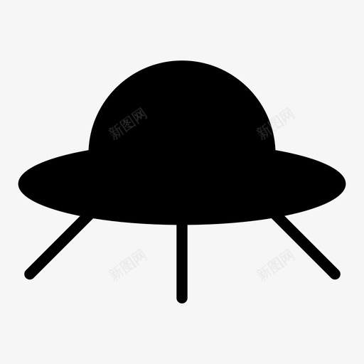 着陆的不明飞行物外星人飞碟图标svg_新图网 https://ixintu.com 图像 外星人 太空 宇宙飞船 着陆的不明飞行物 飞碟