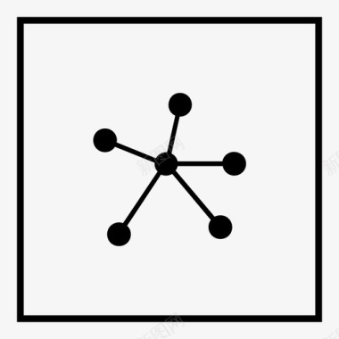 连接连接连接分布式网络图标图标