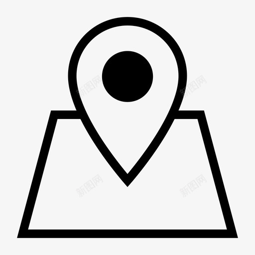 地图针流振荡图标svg_新图网 https://ixintu.com 互联网 位置 区域 地图和街道 地图针 振荡 方向 最新技术 流 跳动