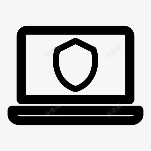 安全笔记本警告屏幕保护程序图标svg_新图网 https://ixintu.com 上网本 互联网 保护 受保护 安全 安全笔记本 屏幕保护程序 笔记本电脑 网站 警告 设备粗体