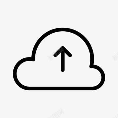 云上传用户界面潮图标图标