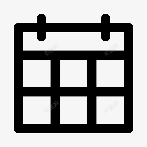 日历时间表软件图标svg_新图网 https://ixintu.com web web应用程序 应用程序 按钮 日历 日程表 日记 时间表 界面 程序 计划者 软件