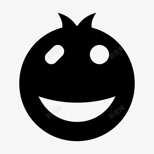 笑脸笑脸材质标图标svg_新图网 https://ixintu.com 笑脸 笑脸材质设计图标