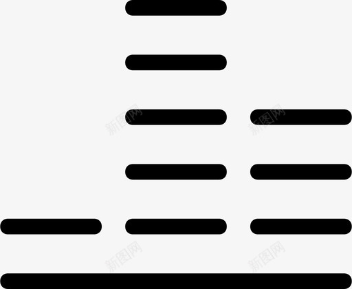 均衡器潮汐信号图标svg_新图网 https://ixintu.com 互联网 信号 均衡器 失真 振荡 最新技术 潮汐 震动 音乐 音频 频率