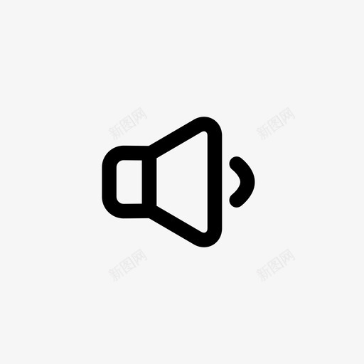 减小音量向上扬声器图标svg_新图网 https://ixintu.com 减小音量 向上 响亮 增大 声音减小 媒体 扬声器 聋 音量减小 音频