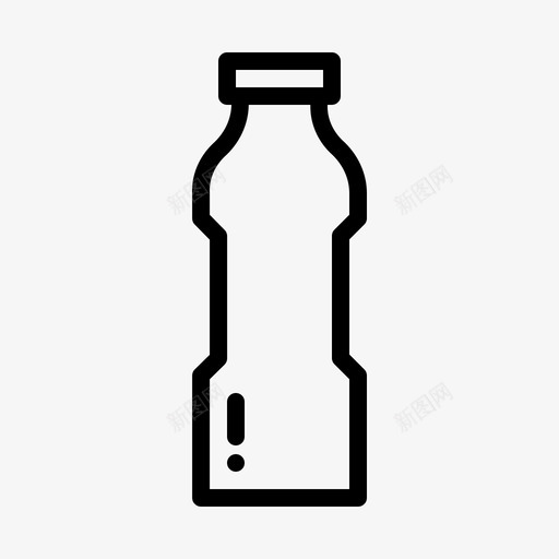 瓶饮料瓶盖图标svg_新图网 https://ixintu.com 塑料 宠物瓶 果汁 水 瓶 瓶盖 能量饮料 饮料