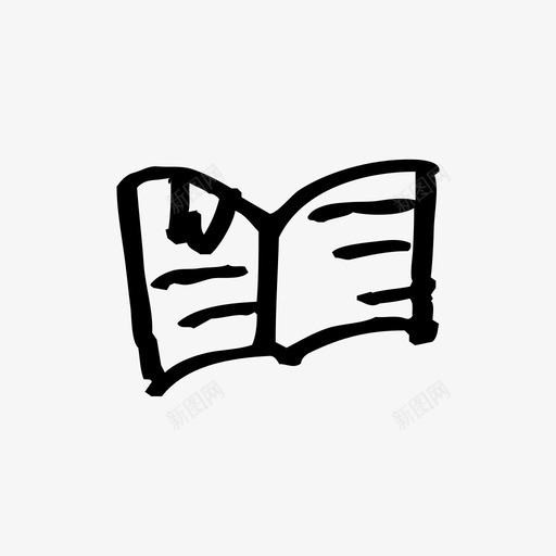 书籍书签班级图标svg_新图网 https://ixintu.com 书签 书籍 儿童动画图标 大学 学习 学校 学生 班级 阅读