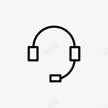 耳机潮汐扬声器图标图标