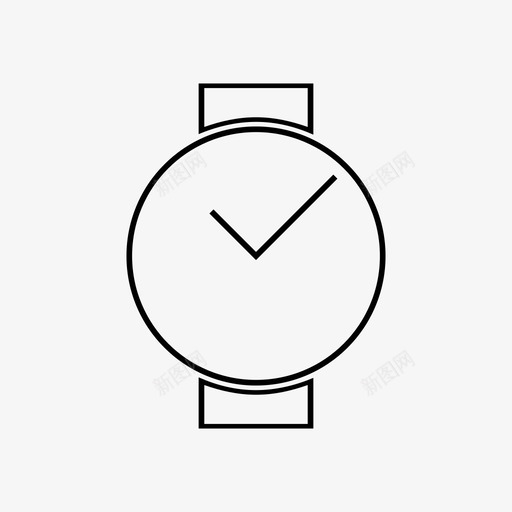 手表手表计时器秒图标svg_新图网 https://ixintu.com 手表 手表计时器秒