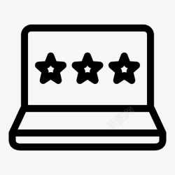 请点击屏幕购买笔记本电脑评级星级笔记本电脑屏幕图标高清图片