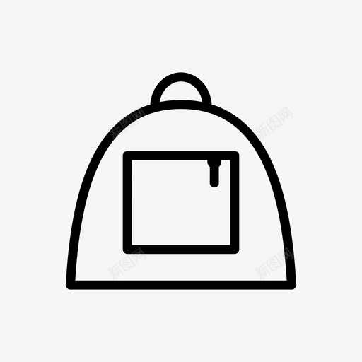 背包个人笔记本图标svg_新图网 https://ixintu.com 个人 包 学校 手提 笔记本 背包 行李