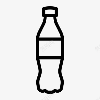 汽水瓶糖开瓶图标图标