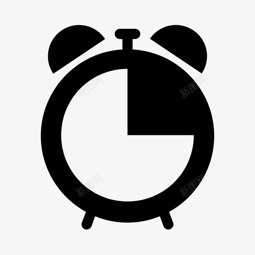 闹钟计时器定时图标svg_新图网 https://ixintu.com 定时 提醒 日程表 时钟2 计时 计时器 通知 闹钟 预约