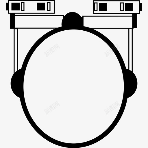 谷歌眼镜从顶部看人的头部工具和器具谷歌眼镜图标svg_新图网 https://ixintu.com 工具和器具 谷歌眼镜 谷歌眼镜从顶部看人的头部