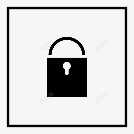锁定锁定在线支付保险箱图标svg_新图网 https://ixintu.com 锁定 锁定在线支付保险箱