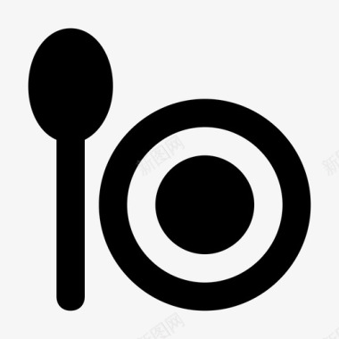餐饮餐饮材料标图标图标