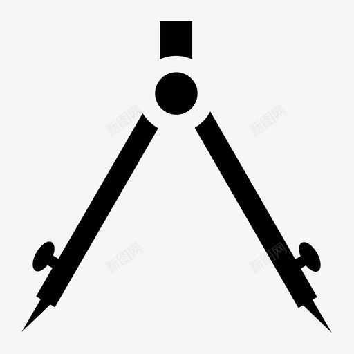指南针科学与研究图标svg_新图网 https://ixintu.com 指南针科学与研究