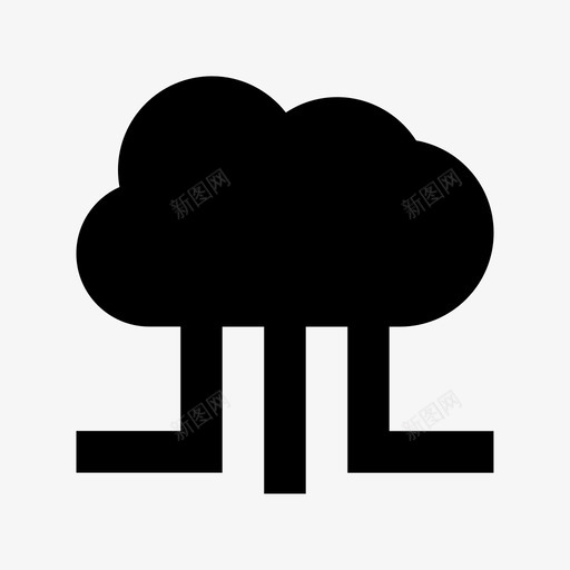 云计算数据存储服务器和传输材料图标svg_新图网 https://ixintu.com 云计算 数据存储 服务器和传输材料图标