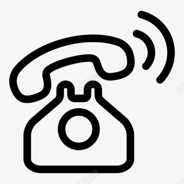 铃声电话电话呼叫旧电话铃声图标图标