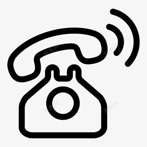 铃声电话电话呼叫旧电话铃声图标svg_新图网 https://ixintu.com ui厚轮廓 信息 呼叫 复古 旧电话铃声 注意力 活动 电话呼叫 行动 铃声电话