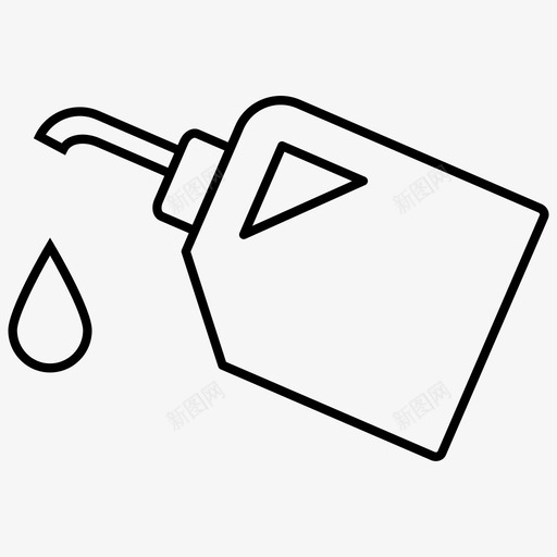 jerrycan1碳罐图标svg_新图网 https://ixintu.com 1 jerrycan 汽油 燃料 碳罐