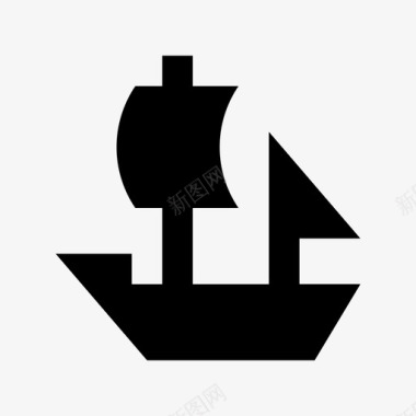船巡航巡洋舰图标图标