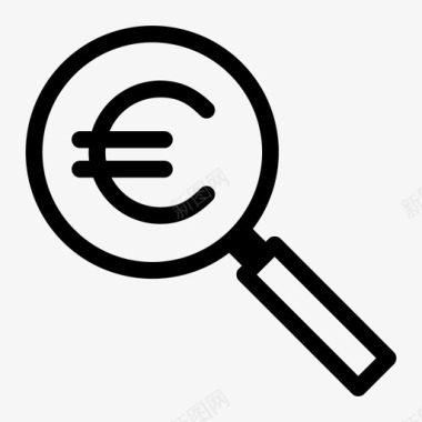 欧元审计查看货币微调图标图标