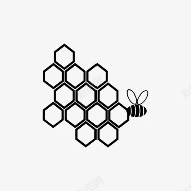 蜂巢1蜜蜂图标图标