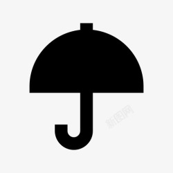 布罗利雨伞天气遮阳伞图标高清图片