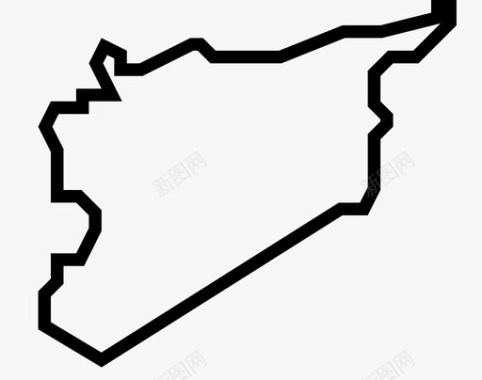 叙利亚国家大马士革图标图标