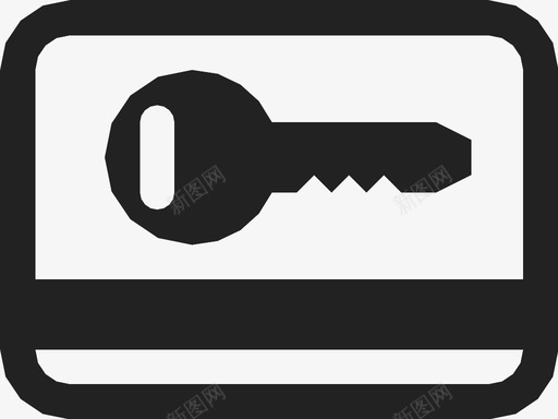 钥匙卡旅馆房间钥匙图标svg_新图网 https://ixintu.com 房间卡 房间钥匙 旅馆 钥匙卡
