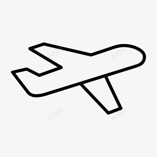 飞机航空公司航班图标svg_新图网 https://ixintu.com 喷气机 旅行 机翼 航班 航空公司 货运 飞机 飞行员