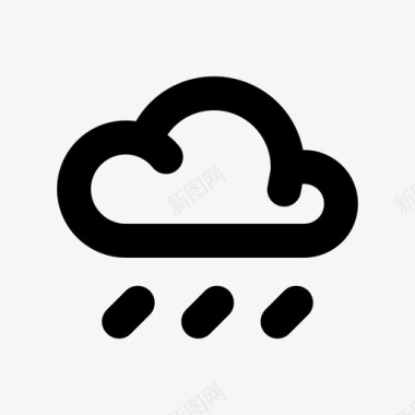 雨天气天空图标图标