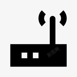 WIFI标wifi路由器科技标图标高清图片