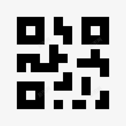 二维码1条码图标svg_新图网 https://ixintu.com 1 upc条码 二维码 快速响应码 扫描 条码 矩阵条码 购物和零售物料图标