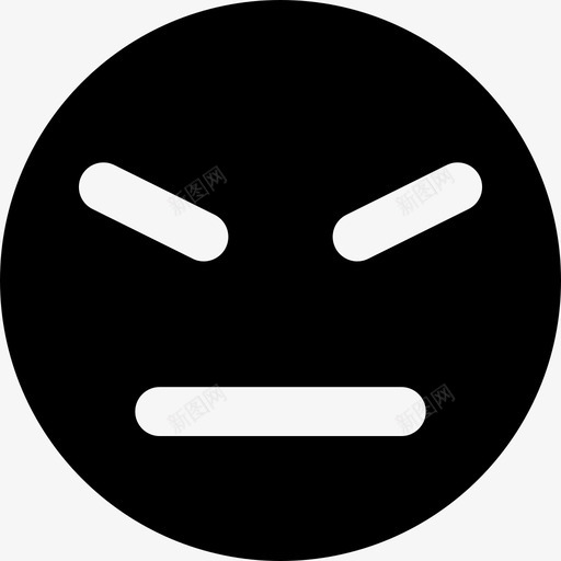 愤怒的脸界面宇宙图标svg_新图网 https://ixintu.com 宇宙 愤怒的脸 界面
