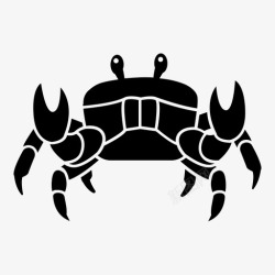 多条腿生物采购产品螃蟹海鲜钳子图标高清图片