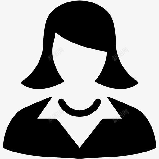 女性成人商人图标svg_新图网 https://ixintu.com 个人 人类 商人 女孩 女性 成人 用户